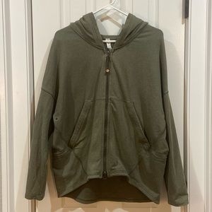 Lululemon Hold Your Om Hoodie Heathered Fatigue Green